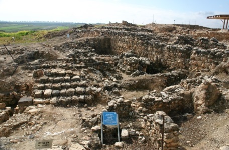 Ruins of the city of Hazor