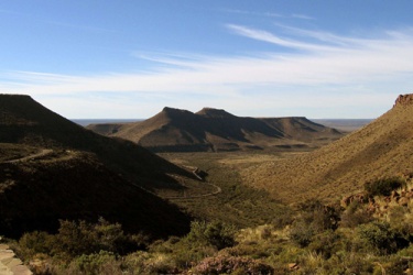The Karoo mountain range