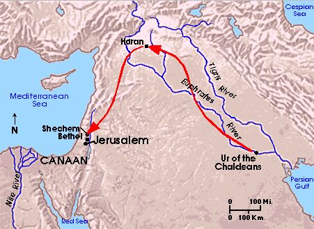 Abraham was called by God from a far country