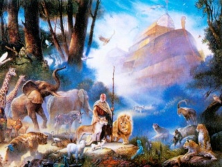 Impression of the ark of Noah
