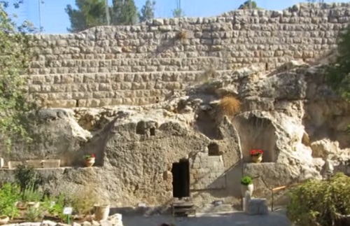 The supposed tomb of the Lord Jesus