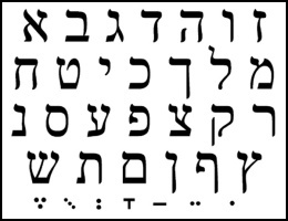 Hebrew letters