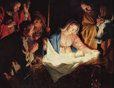 Jesus in the manger