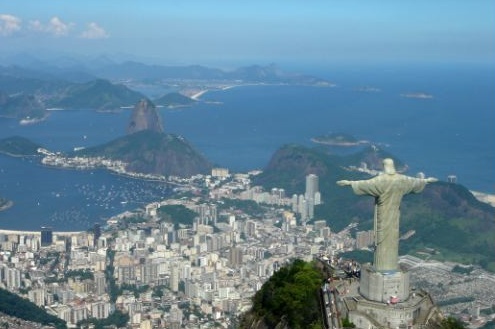 The Jesus-statue in Rio de Janeiro