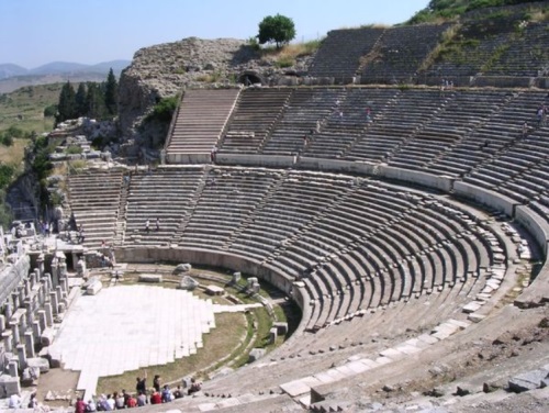 The theater of the city of Ephesus